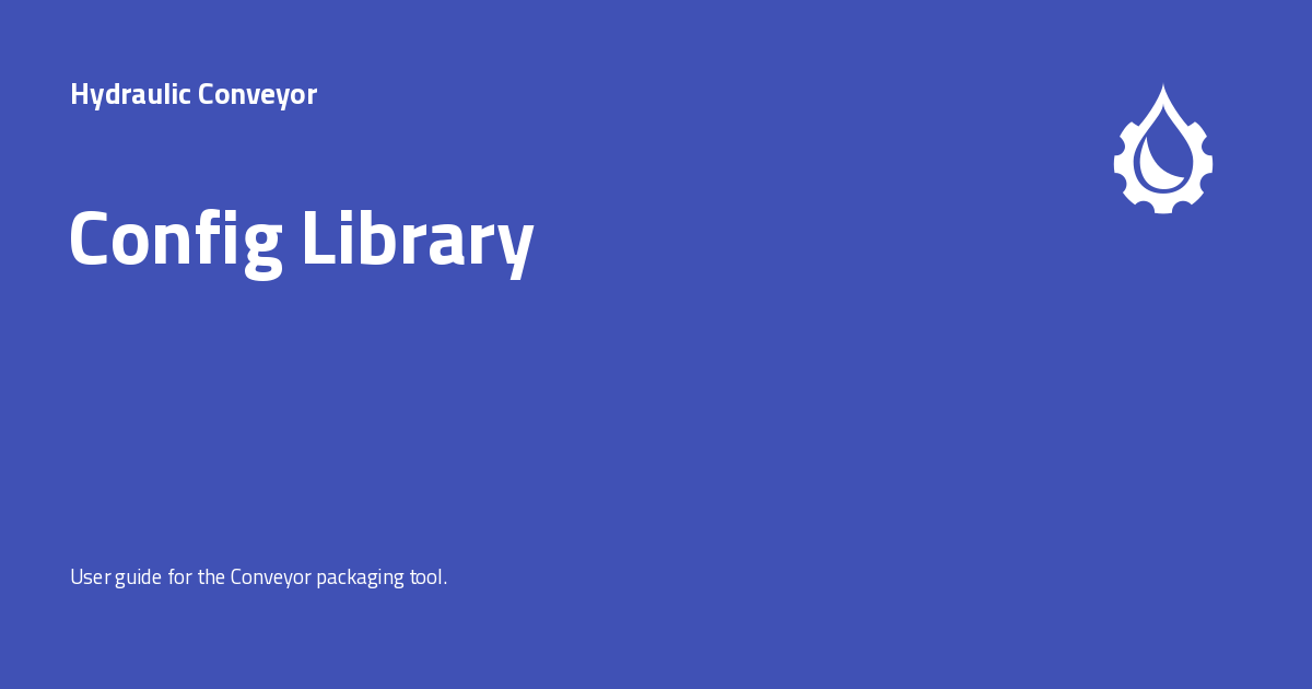 Config Library - Hydraulic Conveyor