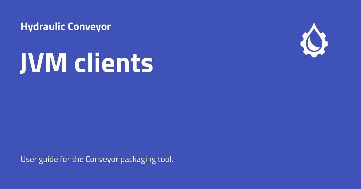 JVM clients Hydraulic Conveyor